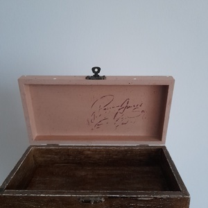  Vintag rózsás ékszertartó doboz/varrós doboz - ékszer - ékszertartó - ékszerdoboz - Meska.hu