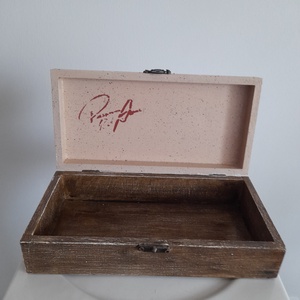  Vintage virág mintás ékszertartó doboz/varrós doboz - ékszer - ékszertartó - ékszerdoboz - Meska.hu