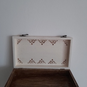  Vintage rózsás ékszertartó doboz/ varrós doboz - otthon & életmód - konyhafelszerelés, tálalás - konyhai tárolás - tea & kávé tárolás - Meska.hu