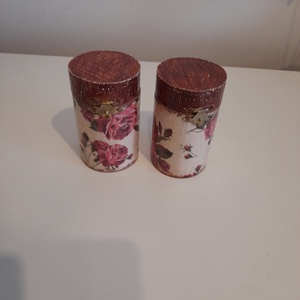  Vintage  stílusú fűszertartó 2 db-os szett - ékszer - ékszertartó - ékszerdoboz - Meska.hu