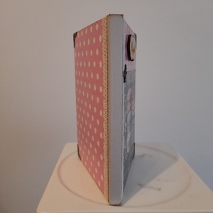 Receptfüzet macaron mintával a vintage jegyében - otthon & életmód - konyhafelszerelés, tálalás - sütés, főzés - receptfüzet - Meska.hu