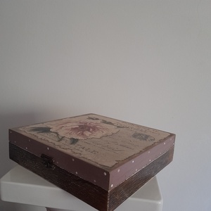  Vintage  stílusú nagy méretű  tároló doboz/ varrós doboz - ékszer - ékszertartó - ékszerdoboz - Meska.hu