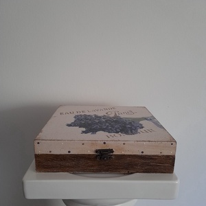  Vintage  stílusú nagy méretű  tároló doboz/ varrós doboz - ékszer - ékszertartó - ékszerdoboz - Meska.hu