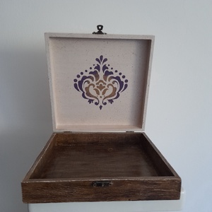  Vintage  stílusú nagy méretű  tároló doboz/ varrós doboz - ékszer - ékszertartó - ékszerdoboz - Meska.hu