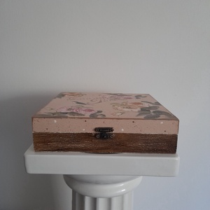  Vintage  stílusú nagy méretű  tároló doboz/ varrós doboz - ékszer - ékszertartó - ékszerdoboz - Meska.hu