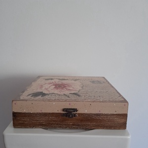  Vintage  stílusú nagy méretű  tároló doboz/ varrós doboz - ékszer - ékszertartó - ékszerdoboz - Meska.hu