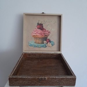  Vintage  stílusú nagy méretű  tároló doboz/ varrós doboz - ékszer - ékszertartó - ékszerdoboz - Meska.hu