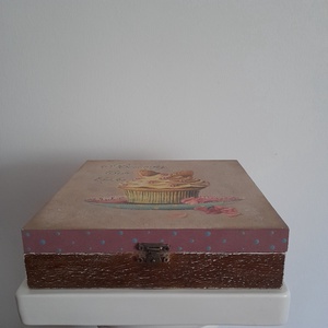  Vintage  stílusú nagy méretű  tároló doboz/ varrós doboz - ékszer - ékszertartó - ékszerdoboz - Meska.hu