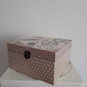  Vintage  madárka mintás teafiltertartó doboz/varrós doboz - otthon & életmód - konyhafelszerelés, tálalás - konyhai tárolás - tea & kávé tárolás - Meska.hu