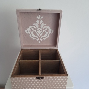  Vintage  madárka mintás teafiltertartó doboz/varrós doboz - otthon & életmód - konyhafelszerelés, tálalás - konyhai tárolás - tea & kávé tárolás - Meska.hu