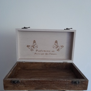  Vintage pasztell virág mintás ékszertartó doboz/ varrós doboz - otthon & életmód - konyhafelszerelés, tálalás - konyhai tárolás - tea & kávé tárolás - Meska.hu