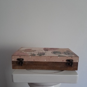  Vintage  mintás ékszertartó doboz/ varrós doboz - otthon & életmód - konyhafelszerelés, tálalás - konyhai tárolás - tea & kávé tárolás - Meska.hu