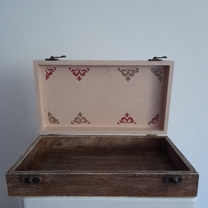  Vintage  mintás ékszertartó doboz/ varrós doboz - otthon & életmód - konyhafelszerelés, tálalás - konyhai tárolás - tea & kávé tárolás - Meska.hu