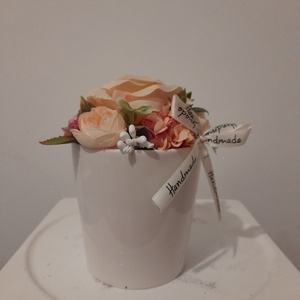  Virágbox / asztaldísz kerámia kaspóban - otthon & életmód - dekoráció - Meska.hu