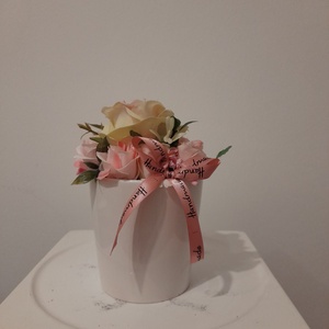  Virágbox / asztaldísz kerámia kaspóban - otthon & életmód - dekoráció - Meska.hu