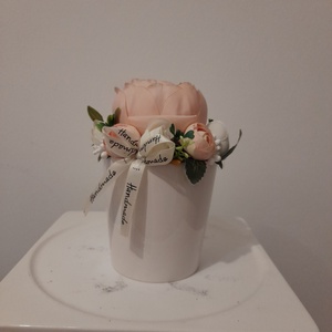  Virágbox / asztaldísz kerámia kaspóban - otthon & életmód - dekoráció - Meska.hu