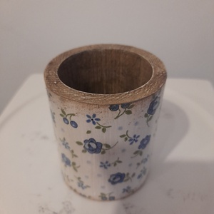 Vintage stílusú virág mintás tároló doboz/tolltartó/smink tartó - otthon & életmód - papír, írószer - tolltartó & ceruzatekercs - Meska.hu