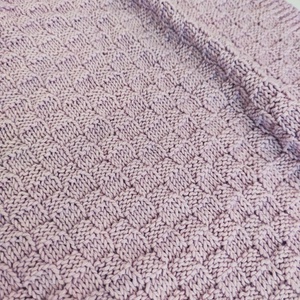 Puha,kötött rózsaszín  babatakaró - otthon & életmód - babaszoba, gyerekszoba - babatakaró, gyerek pléd - Meska.hu