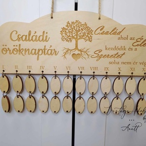 Családi öröknaptár - Meska.hu