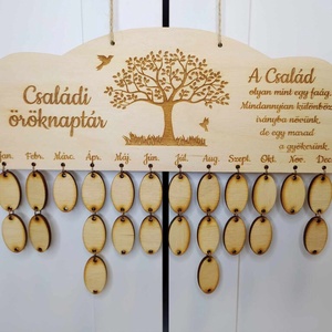Családi öröknaptár - Meska.hu