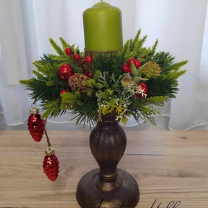 Karácsonyi dekor - otthon & életmód - dekoráció - asztal és polc dekoráció - asztaldísz - Meska.hu