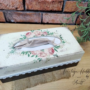 Zsebkendő tartó - otthon & életmód - tárolás & rendszerezés - zsebkendőtartó - Meska.hu