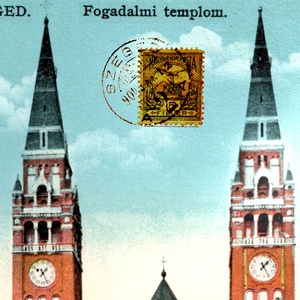 Szeged Fogadalmi Templom Plakát 1904-es bélyegzéssel - otthon & életmód - dekoráció - kép & falikép - plakát - Meska.hu