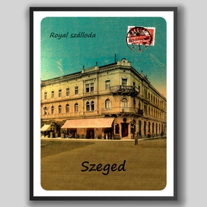 Szeged Royál szálloda  Plakát 1923-as bélyegzéssel - otthon & életmód - dekoráció - kép & falikép - plakát - Meska.hu