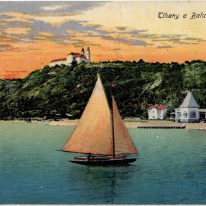 Tihany a Balaton partján 1920-as évek - otthon & életmód - dekoráció - kép & falikép - plakát - Meska.hu