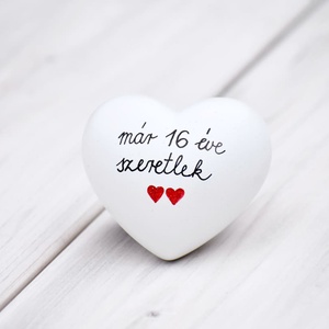 Esküvőre, évfordulóra írható szív - Meska.hu