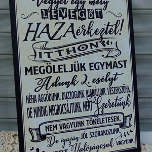 Vegyél egy mély levegőt ... szöveges  falikép, táblakép - Meska.hu