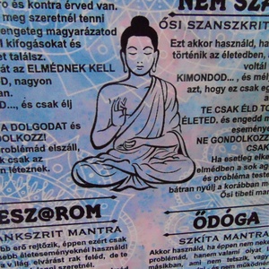 Vicces mantra útmutató falikép spirituális útkeresőknek - otthon & életmód - dekoráció - kép & falikép - táblakép - Meska.hu