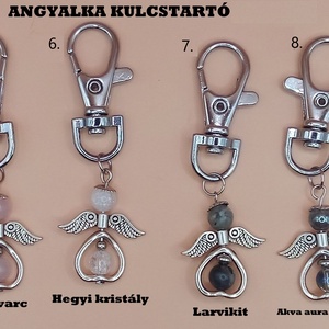 Angyal ásvány kulcstartó Grincs karácsonyi ajándékkártyával - táska & tok - kulcstartó & táskadísz - kulcstartó - Meska.hu