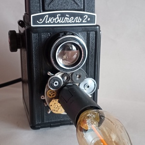 Ljubitelj Steampunk Kamera Lámpa - Meska.hu