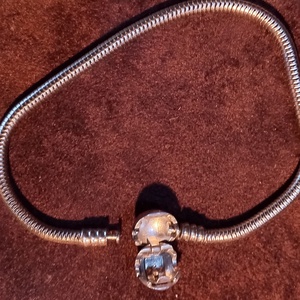 Nemesacél (orvosi fém)kigyólánc gömbzáras  19 cm karkötő - esküvő - ékszer - karkötő & csuklódísz - Meska.hu