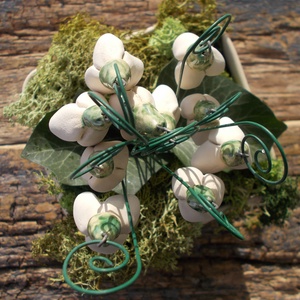 10 szál kerámia hóvirág -  - Meska.hu 10 szál kerámia hóvirág -  - Meska.hu