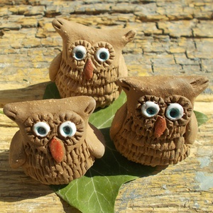 Baglyocskák - otthon & életmód - dekoráció - dísztárgy - dísztárgy - Meska.hu