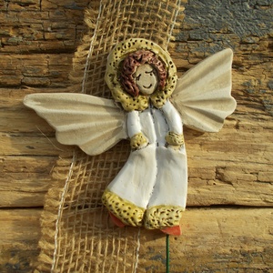 Angyalka, Művészet, Szobor, Kerámia, Kerámia, MESKA