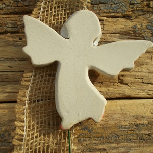 Angyalka - művészet - szobor - kerámia - Meska.hu