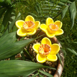 3 szál Nárcisz - Meska.hu