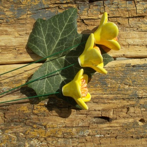 3 szál Nárcisz - otthon & életmód - ház & kert - növény & veteményes - Meska.hu