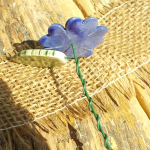 Kék virág ,levéllel - otthon & életmód - ház & kert - növény & veteményes - Meska.hu Kék virág ,levéllel - otthon & életmód - ház & kert - növény & veteményes - Meska.hu