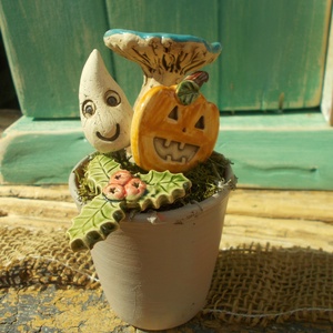 Halloween asztaldísz - otthon & életmód - dekoráció - asztal és polc dekoráció - asztaldísz - Meska.hu