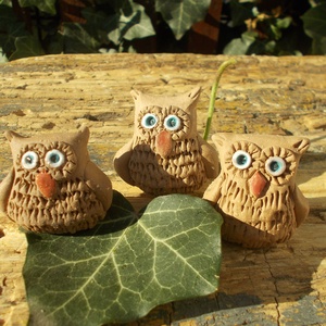 Baglyocskák, Otthon & Életmód, Dekoráció, Kerámia, MESKA