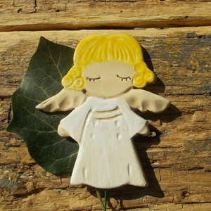 Angyalka - művészet - szobor - kerámia - Meska.hu