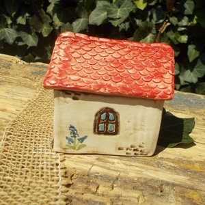 Tulipános   házikó - otthon & életmód - dekoráció - asztal és polc dekoráció - asztaldísz - Meska.hu Tulipános   házikó - otthon & életmód - dekoráció - asztal és polc dekoráció - asztaldísz - Meska.hu