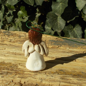 Apró angyalka - művészet - szobor - kerámia - Meska.hu