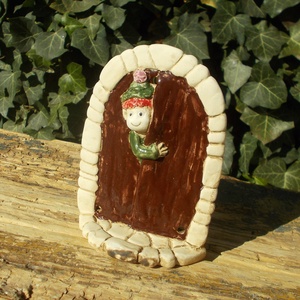 Tündérajtó manócskával - otthon & életmód - babaszoba, gyerekszoba - babaszoba dekoráció - Meska.hu