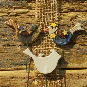 Madárkák - otthon & életmód - dekoráció - asztal és polc dekoráció - asztaldísz - Meska.hu