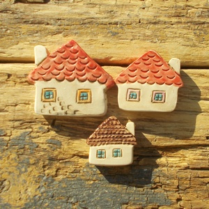 Apró házak - otthon & életmód - ház & kert - kerti dísz - Meska.hu